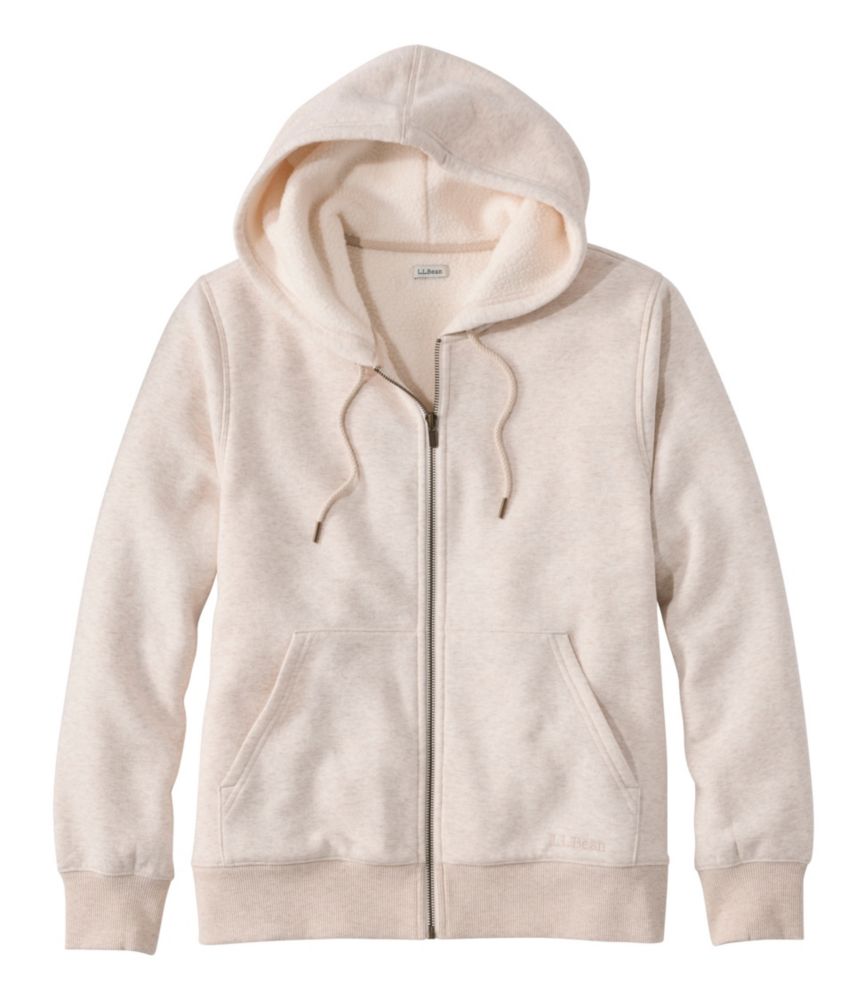 Women's Essentials Sweatshirt, Lined Full-Zip Hoodie