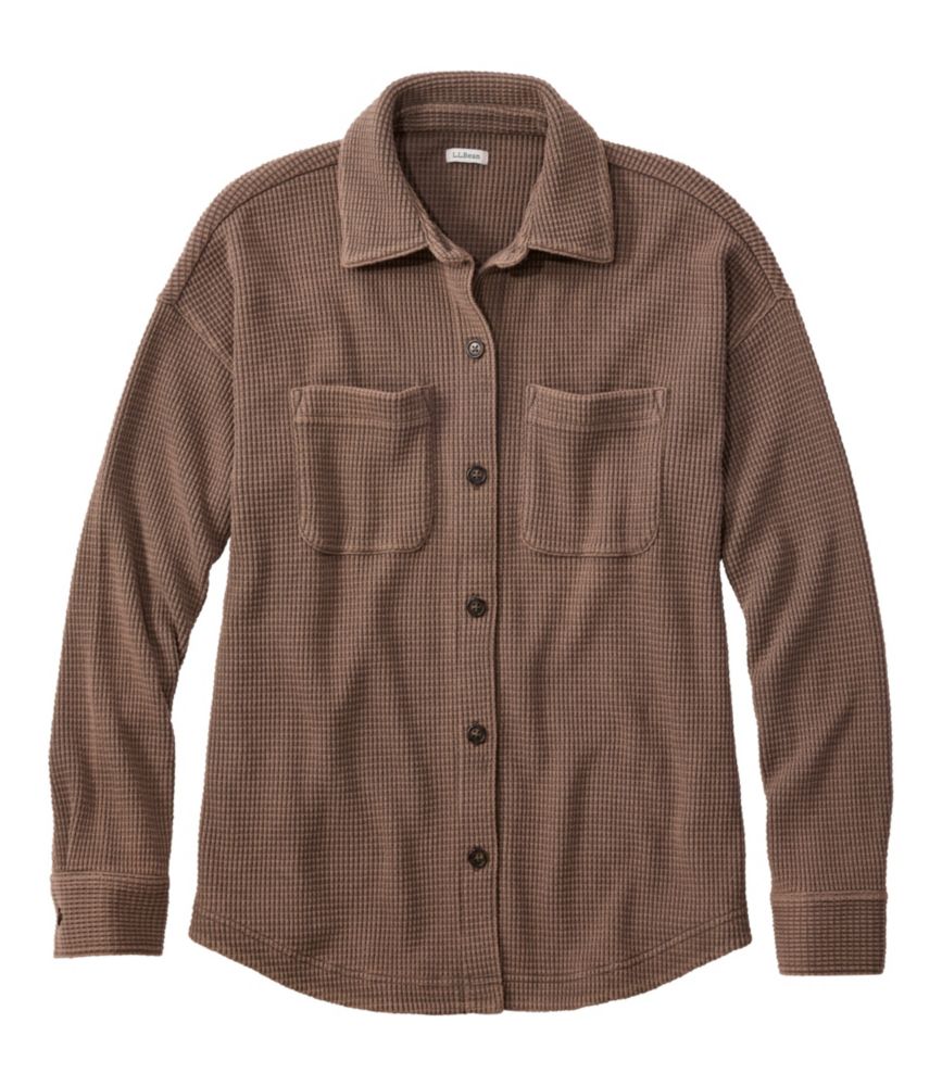 Women's Sunwashed Waffle Big Shirt