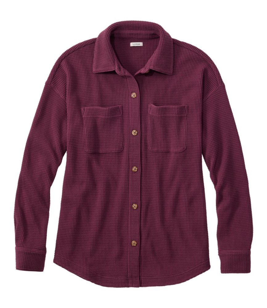 Women's Sunwashed Waffle Big Shirt