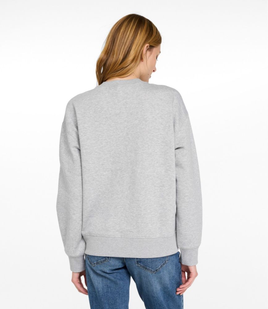 Women's Mountain Classic Sweatshirt, Crewneck, Classic Navy, small image number 3