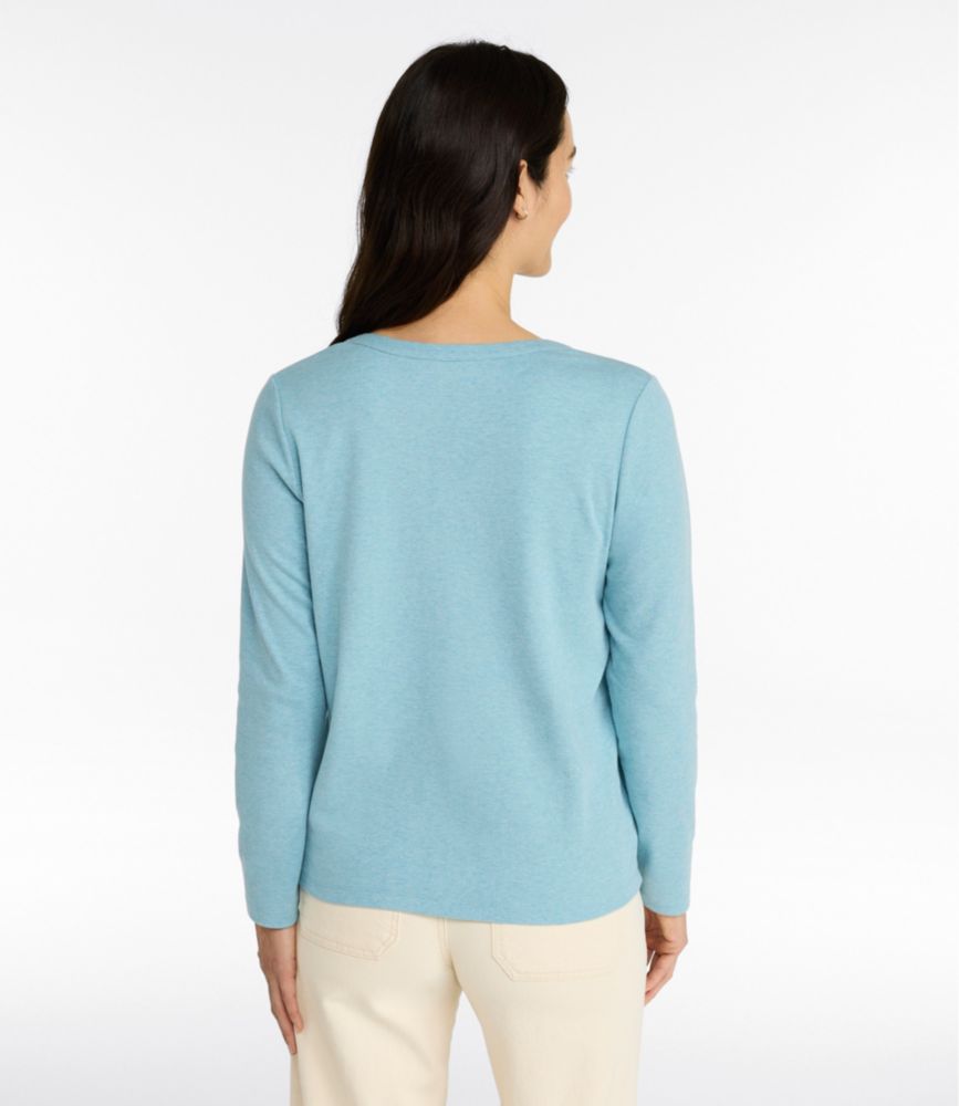 Women's L.L.Bean Tee, Long-Sleeve Splitneck