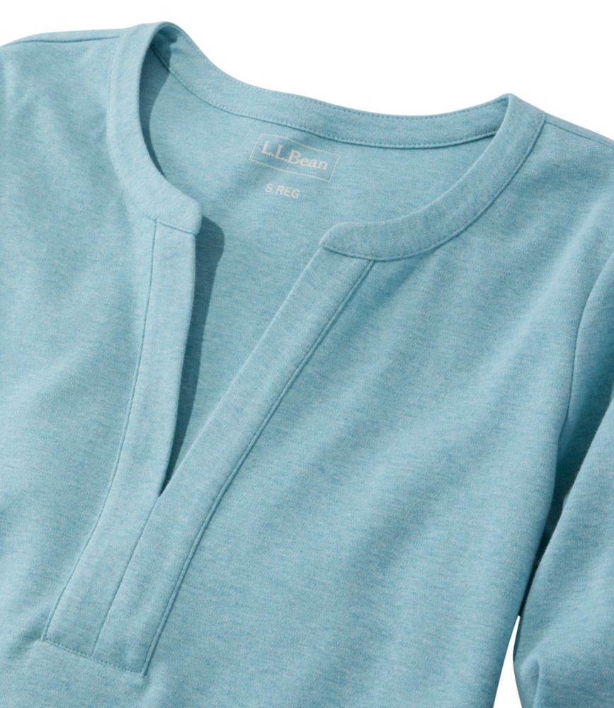 Women's L.L.Bean Tee, Long-Sleeve Splitneck