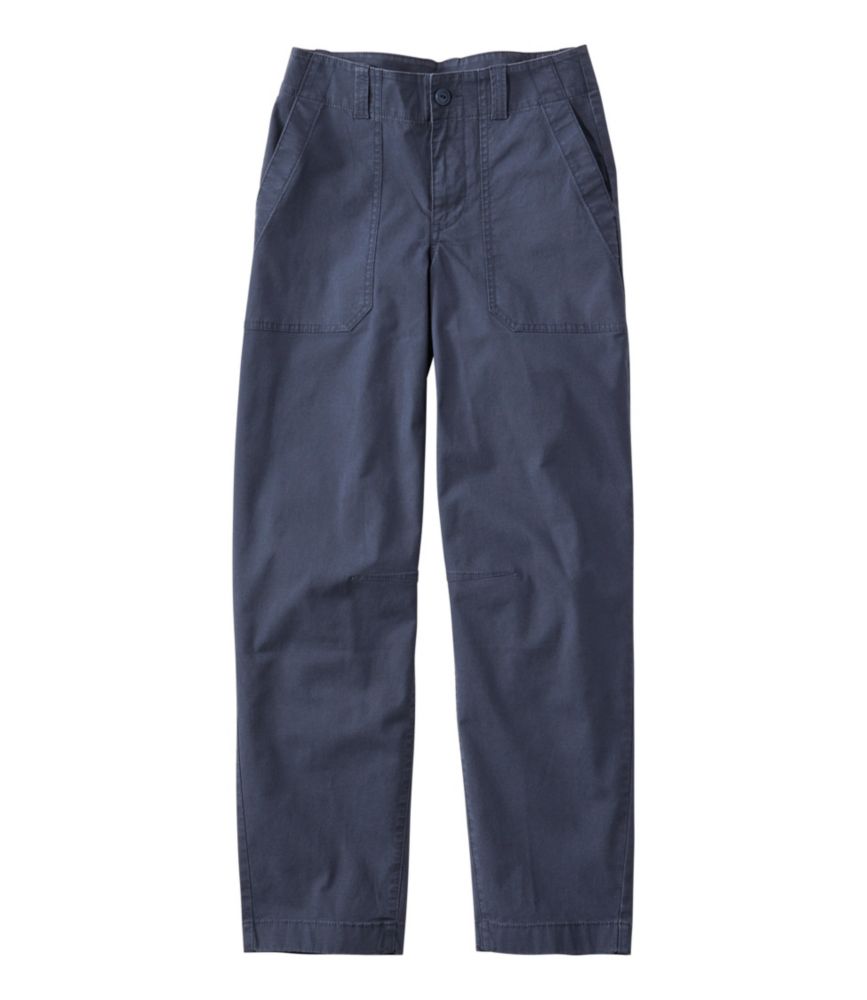 Women's 207 Vintage Cotton Canvas Pants, Mid-Rise Barrel-Leg