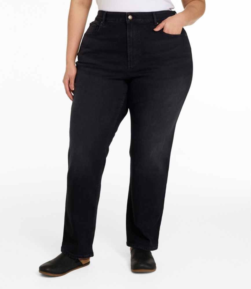 Women's L.L.Bean Go-Anywhere Jeans, Mid-Rise Ultimate Straight-Leg