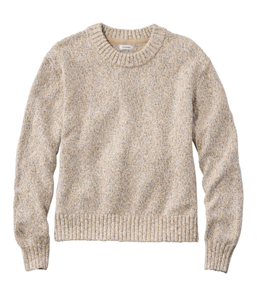 Women's Cotton Ragg Sweater, Relaxed Crewneck
