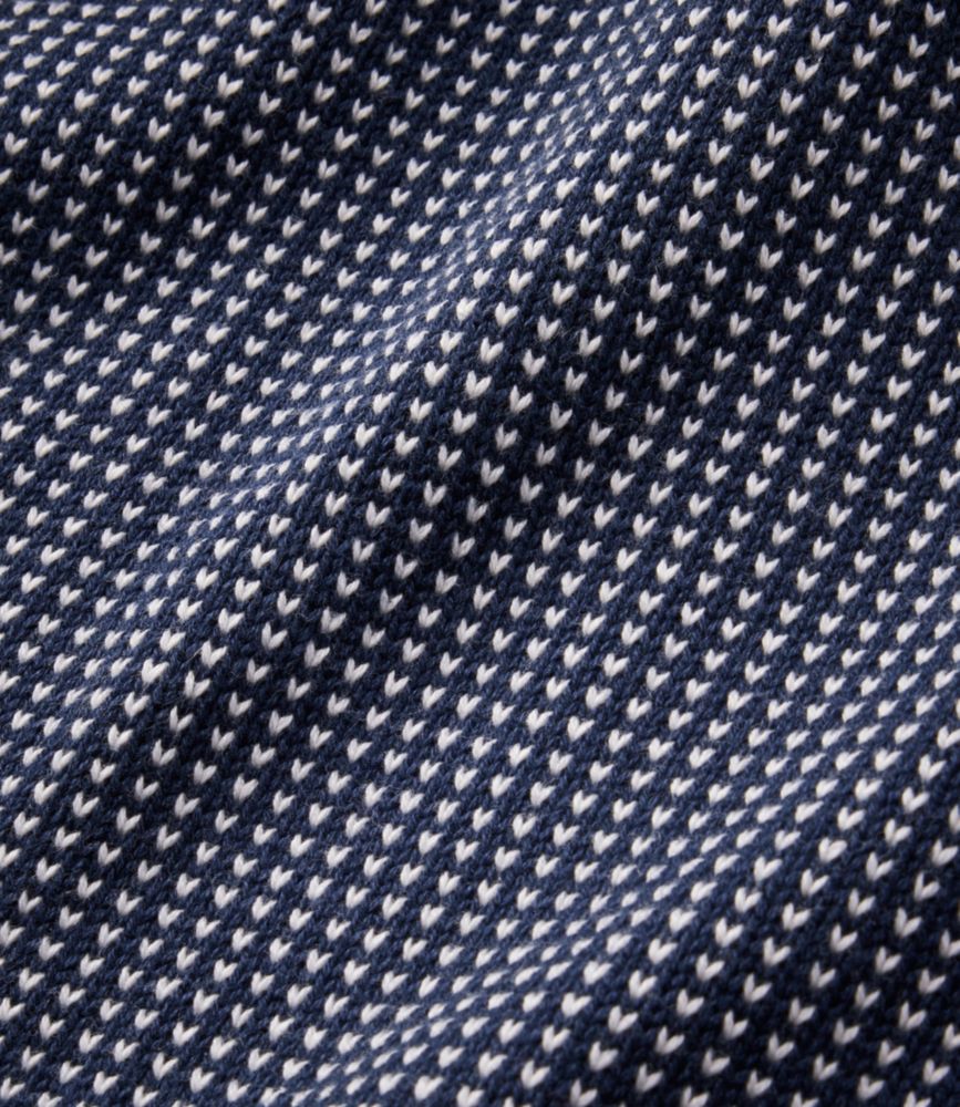 Women's The Original Double L&reg; Sweater, Rollneck Bird's-Eye, Classic Navy/Sea Salt Birdseye, small image number 5