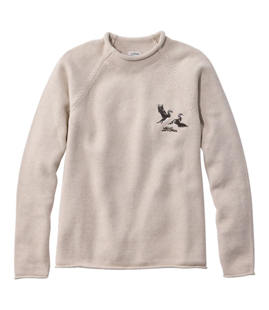 Women's The Original Double L® Sweater, Novelty Rollneck