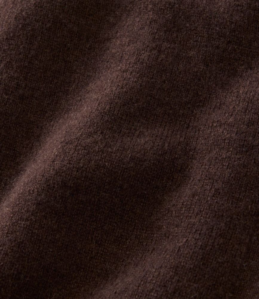 Women's Classic Cashmere Sweater, Button-Front Cardigan, Camel Heather, small image number 4