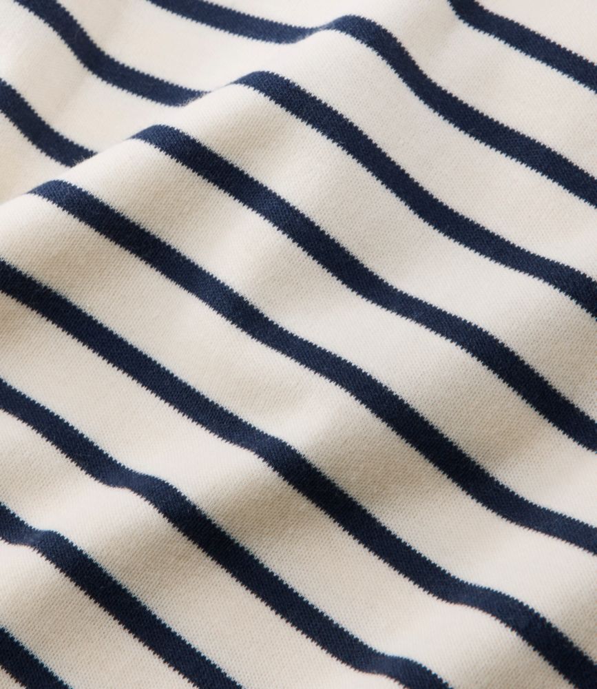Women's Pima Cotton Tee, Shell Stripe