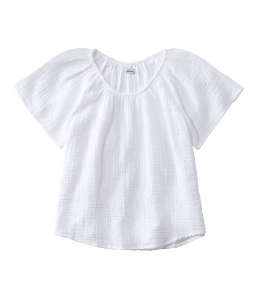 Women's Cloud Gauze Shirt, Short-Sleeve Scoopneck