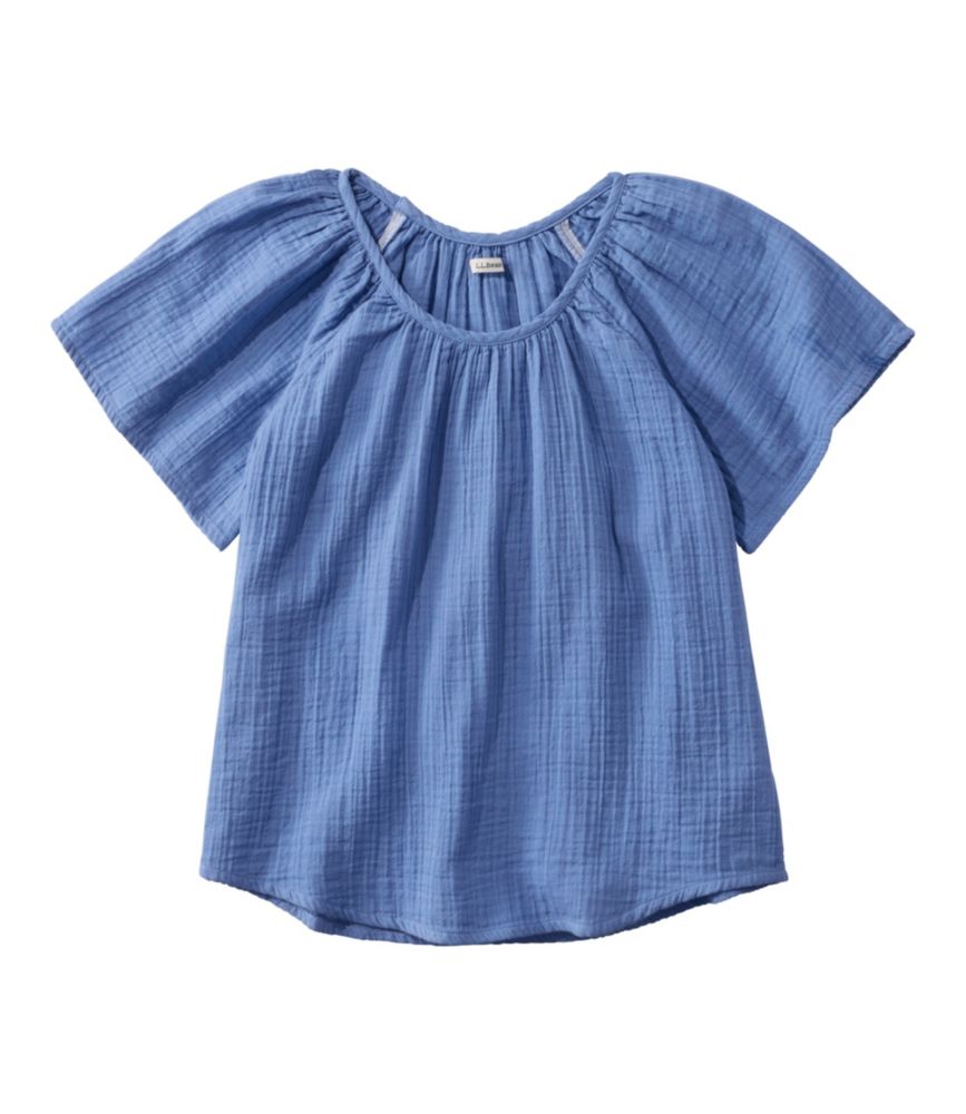 Women's Cloud Gauze Shirt, Short-Sleeve Scoopneck