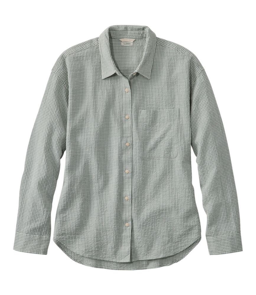 Women's Sunwashed Textured Big Shirt