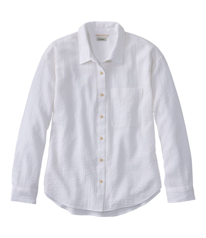 Women's Sunwashed Textured Big Shirt