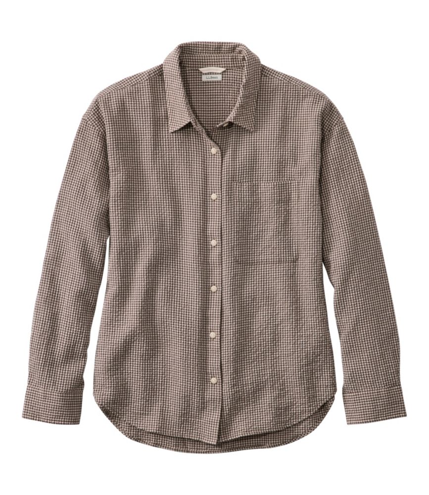 Women's Sunwashed Textured Big Shirt