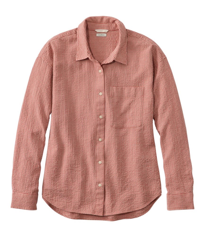 Women's Sunwashed Textured Big Shirt