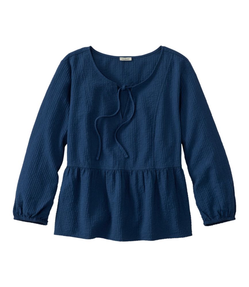 Women's Sunwashed Textured Popover Shirt