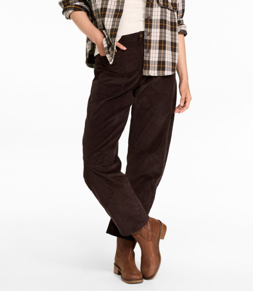 Women's Signature 1912 Premium Corduroy Pants, High-Rise Barrel Ankle