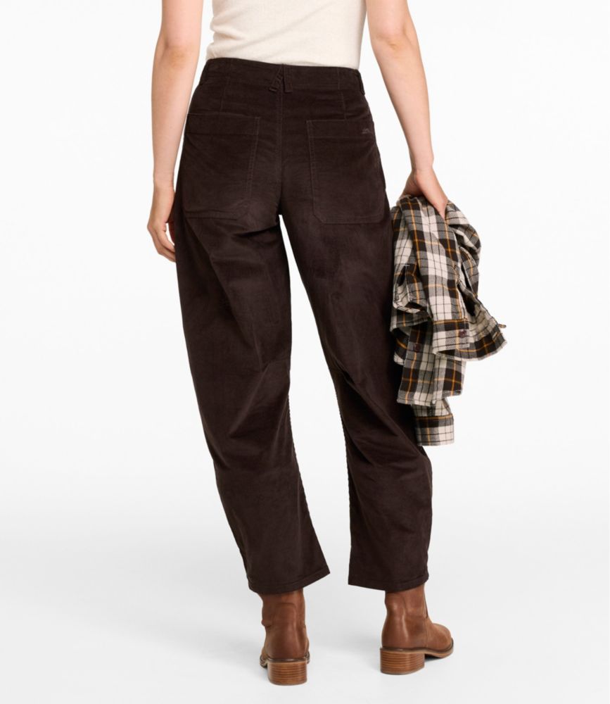 Women's Signature 1912 Premium Corduroy Pants, High-Rise Barrel Ankle