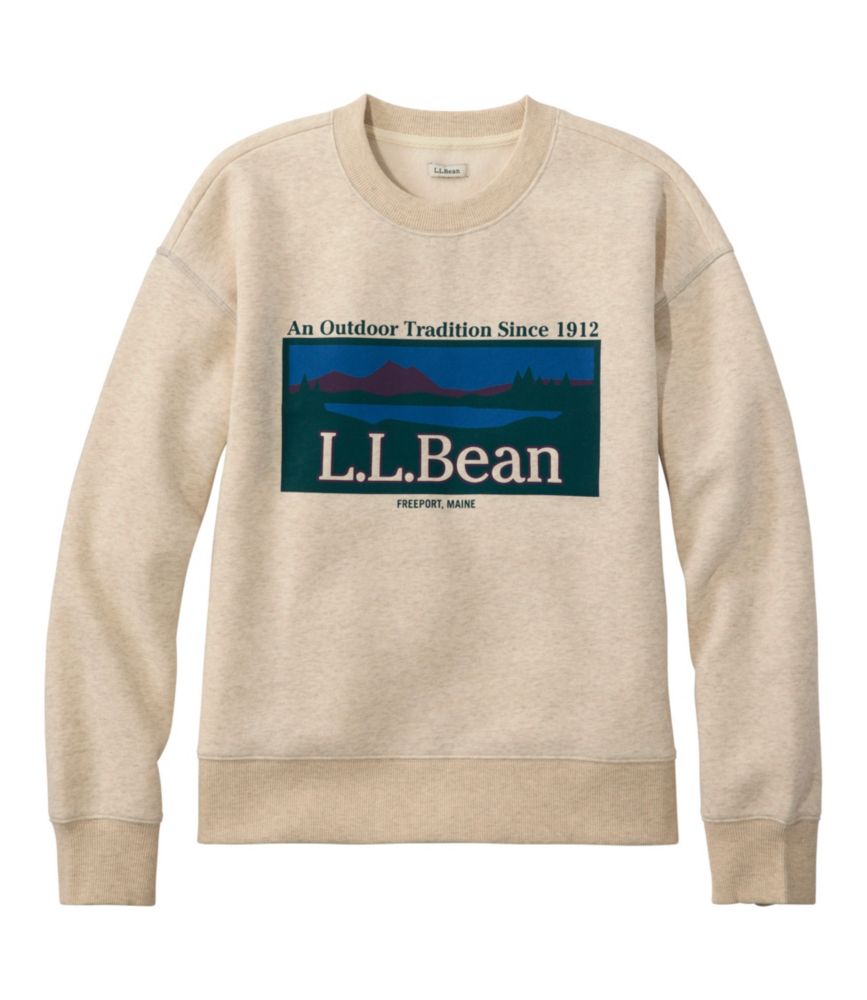 Women's Mountain Classic Sweatshirt, Crewneck Logo