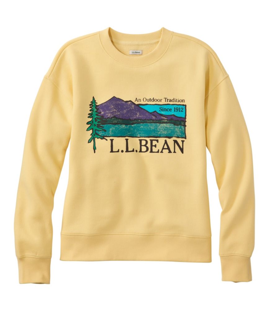 Women's Mountain Classic Sweatshirt, Crewneck Logo