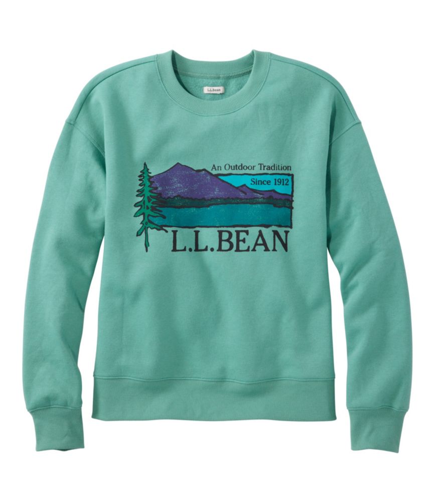 Women's Mountain Classic Sweatshirt, Crewneck Logo