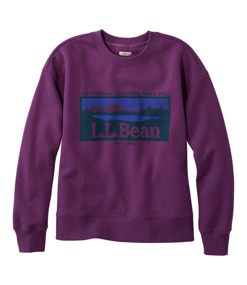 Women's Mountain Classic Sweatshirt, Crewneck Logo