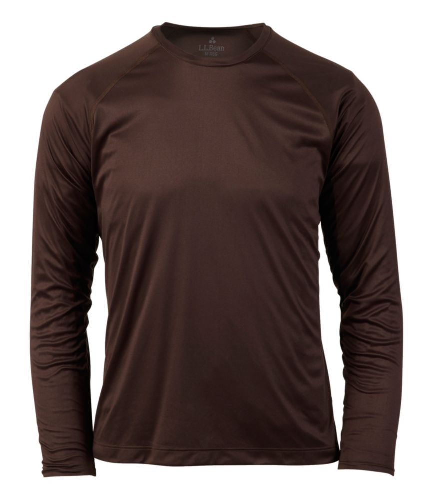 Men's L.L.Bean Synthetic Silk Base Layer Top, Long-Sleeve Crew
