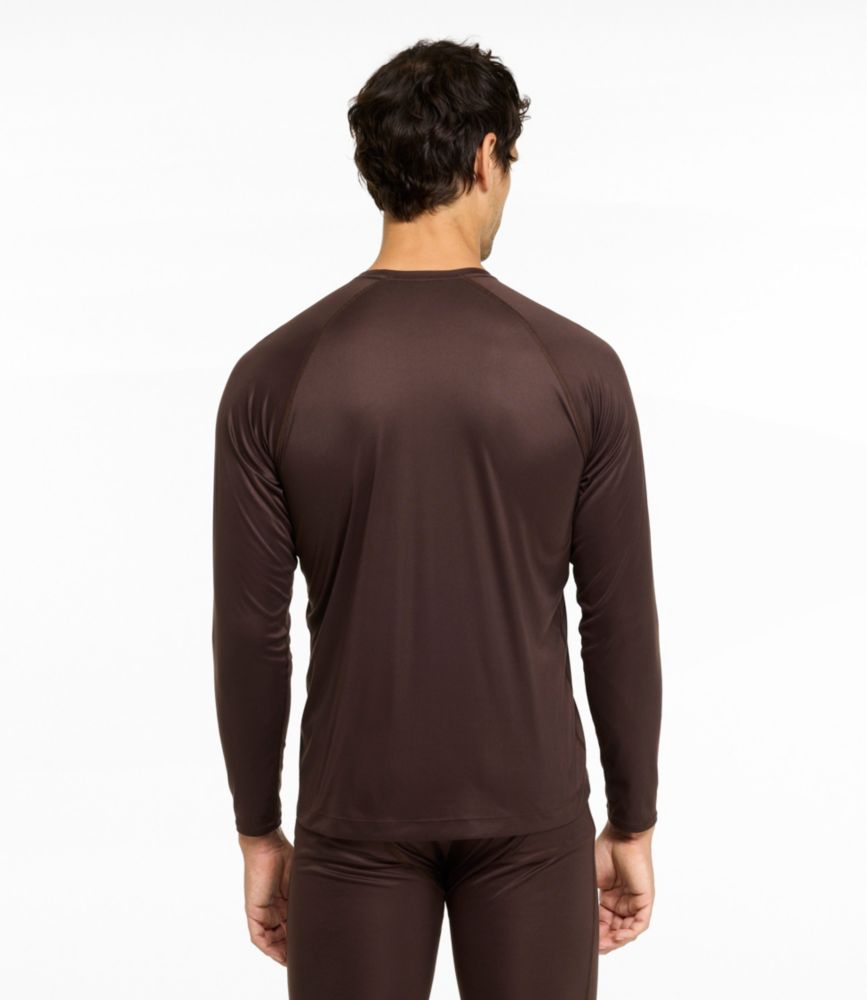 Men's L.L.Bean Synthetic Silk Base Layer Top, Long-Sleeve Crew