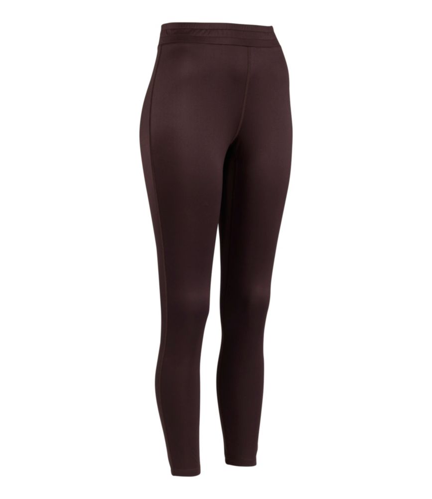 Women's L.L.Bean Synthetic Silk Base Layer Pants, Deepest Brown, small image number 1