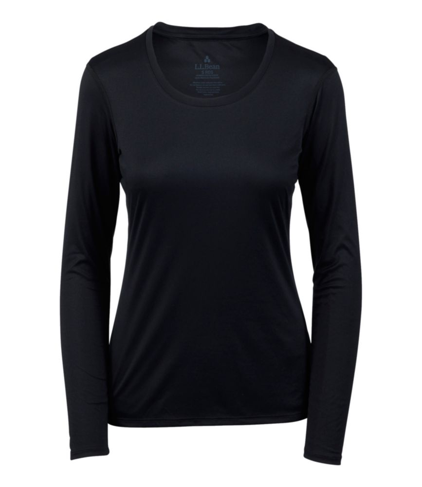 Women's L.L.Bean Synthetic Silk Base Layer Top, Long-Sleeve Scoopneck