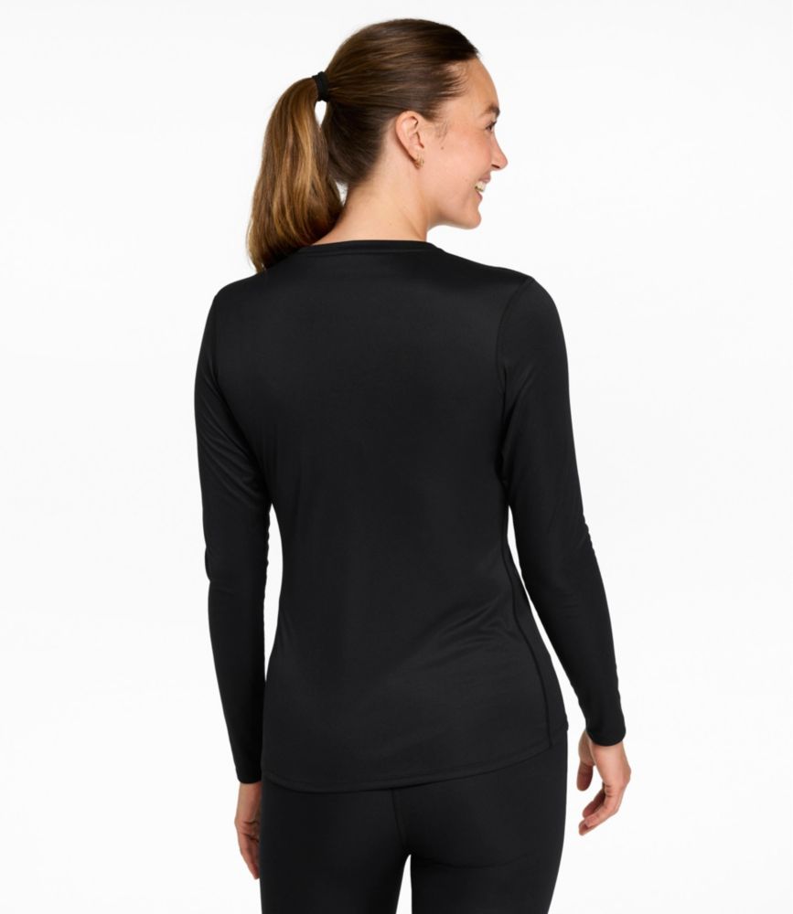 Women's L.L.Bean Synthetic Silk Base Layer Top, Long-Sleeve Scoopneck