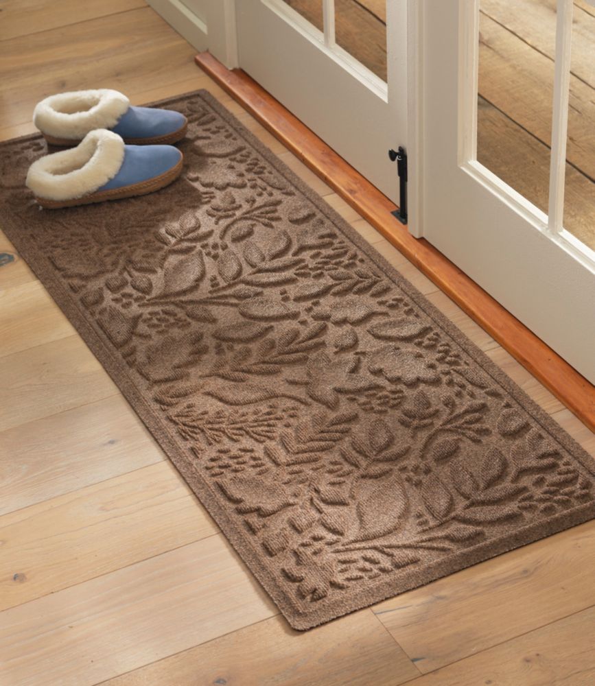 Everyspace Recycled Waterhog Wide Doormat, Foliage, Bluestone, small image number 5