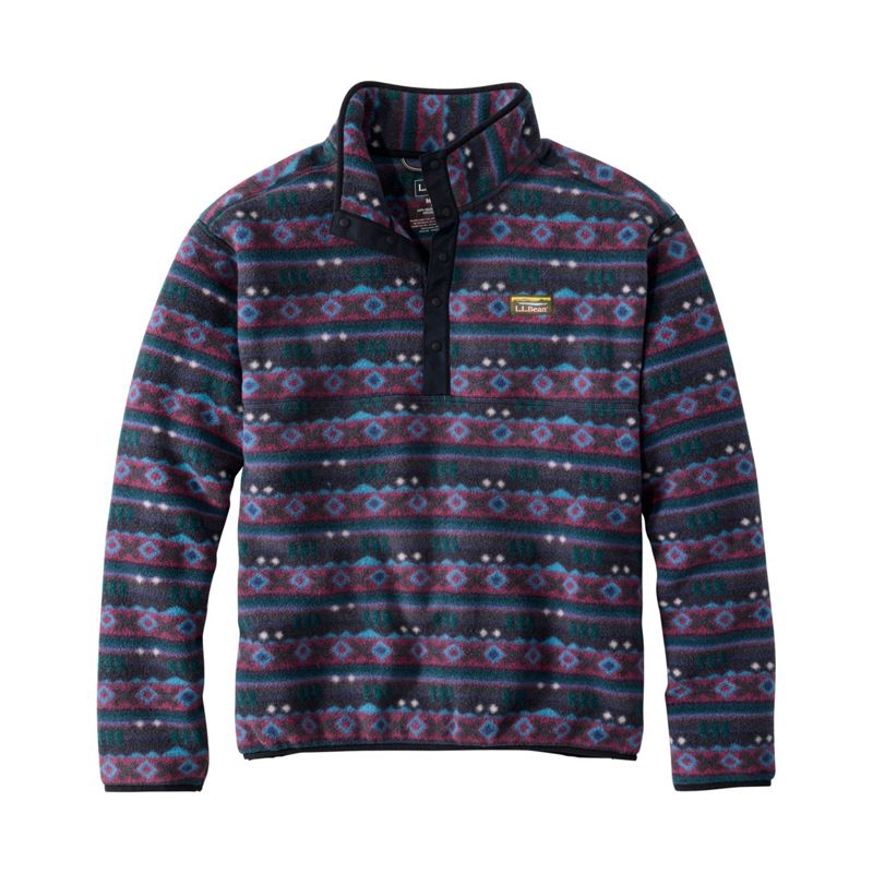 L.L.Bean Men's Mountain Classic Fleece Pullover, Print X-Large NWT video thumbnail