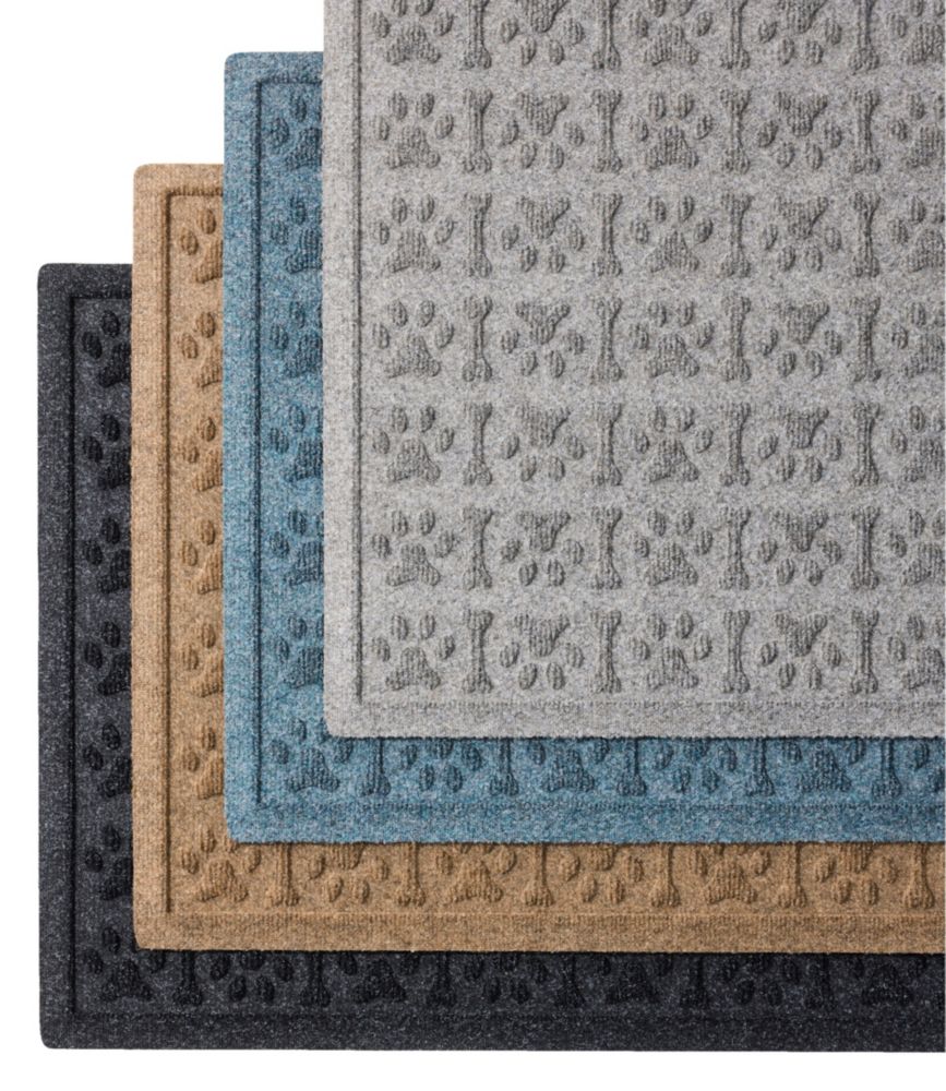 Recycled Waterhog Dog Mat, Dog Days, Bluestone, small image number 4