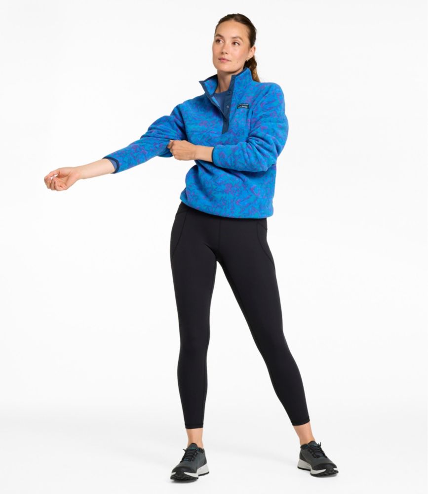 Women's Mountain Classic Fleece Pullover, Print, Fig Retro Stripe, small image number 4