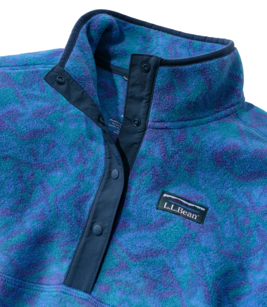 Women's Mountain Classic Fleece Pullover, Print, Fig Retro Stripe, small image number 7