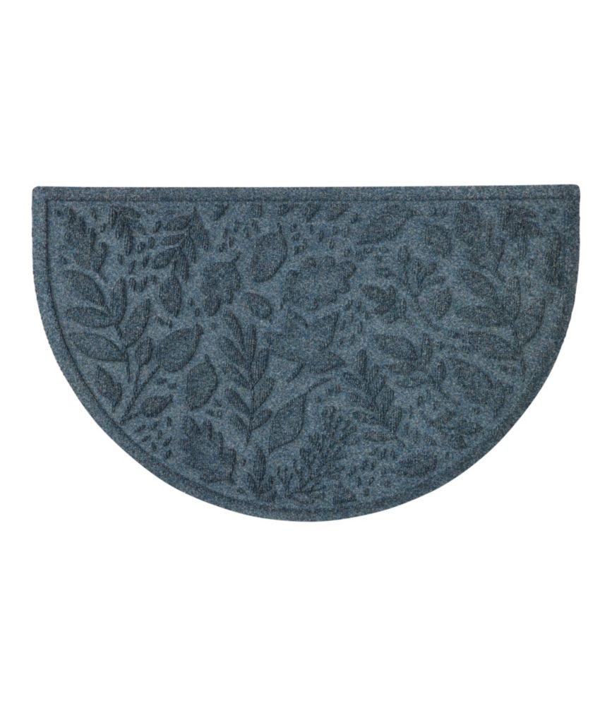 Everyspace Recycled Waterhog Doormat, Half Round, Foliage