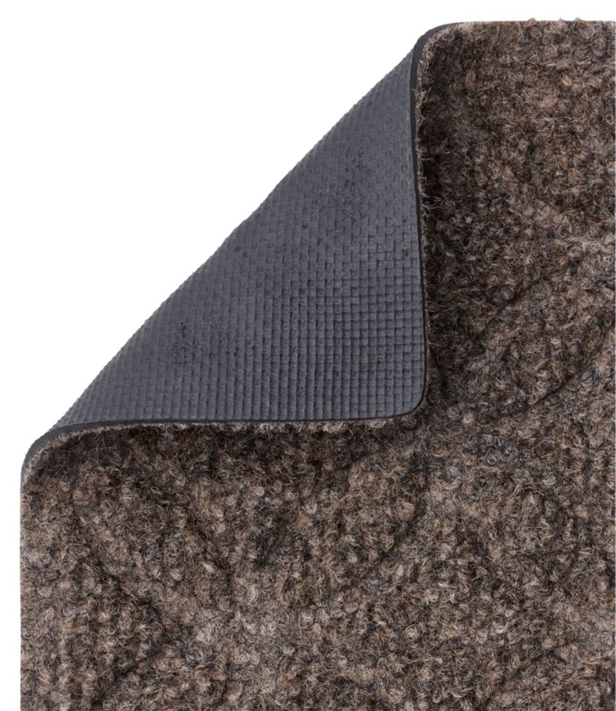 Heavyweight Recycled Waterhog Stair Tread, Geometric Rings, Graphite, small image number 2