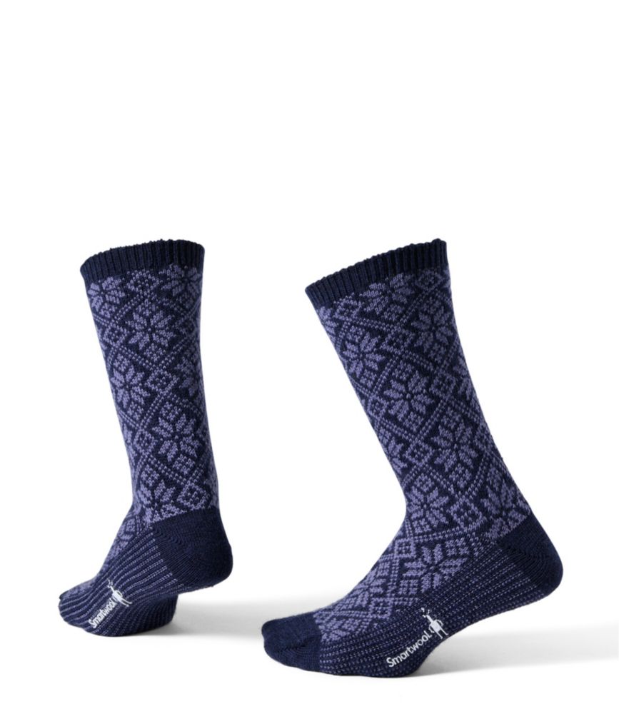 Women's Smartwool Everyday Cozy Traditional Snowflake Crew Sock