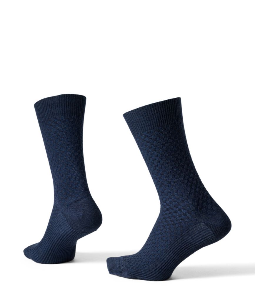 Men's Smartwool Everyday Basketweave Crew Socks, New