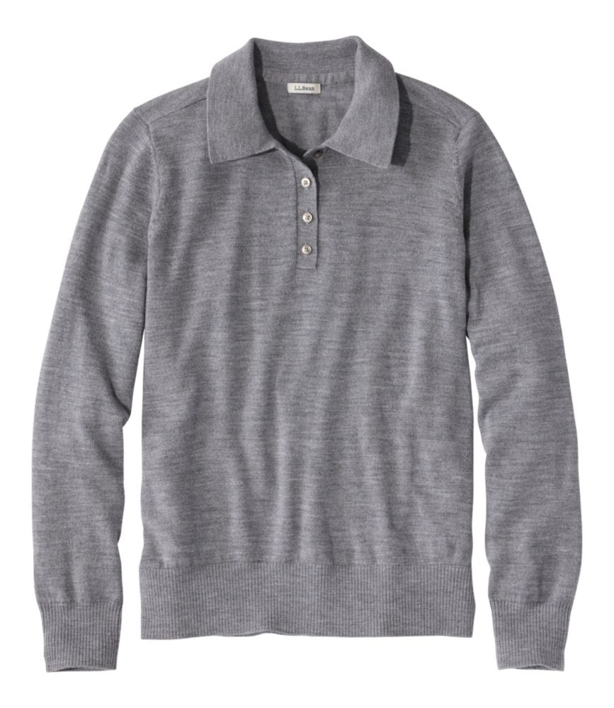 Women's Essential Merino Wool Sweater, Polo