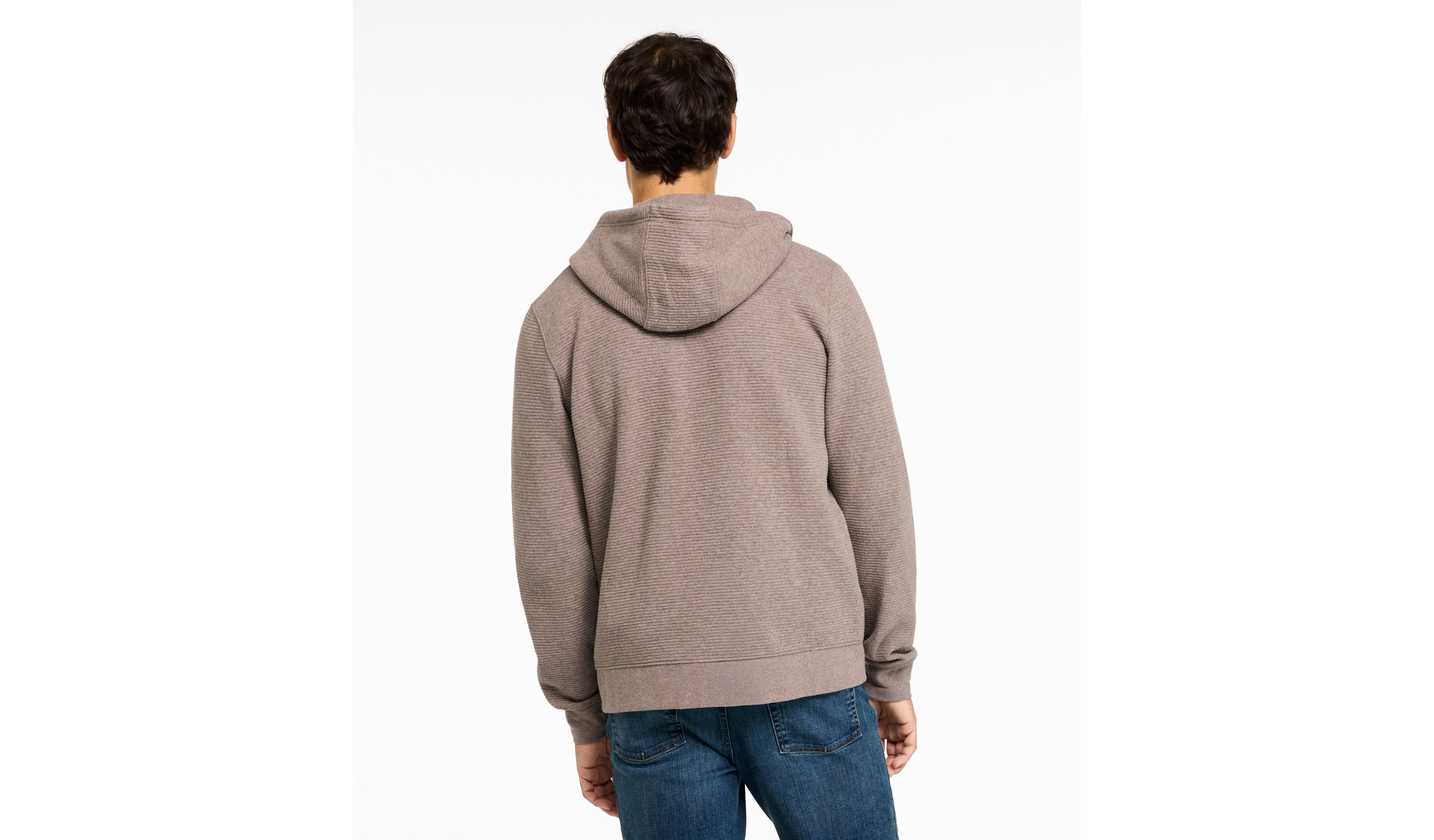 Men's Lakewashed Double-Knit Full-Zip Hoodie