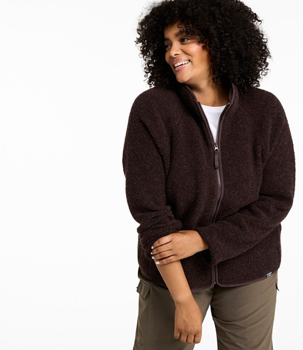 All Season Wool Fleece Full-Zip Jacket , , large image number 1