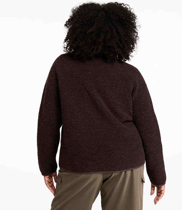 All Season Wool Fleece Full-Zip Jacket , Nutmeg, large image number 2