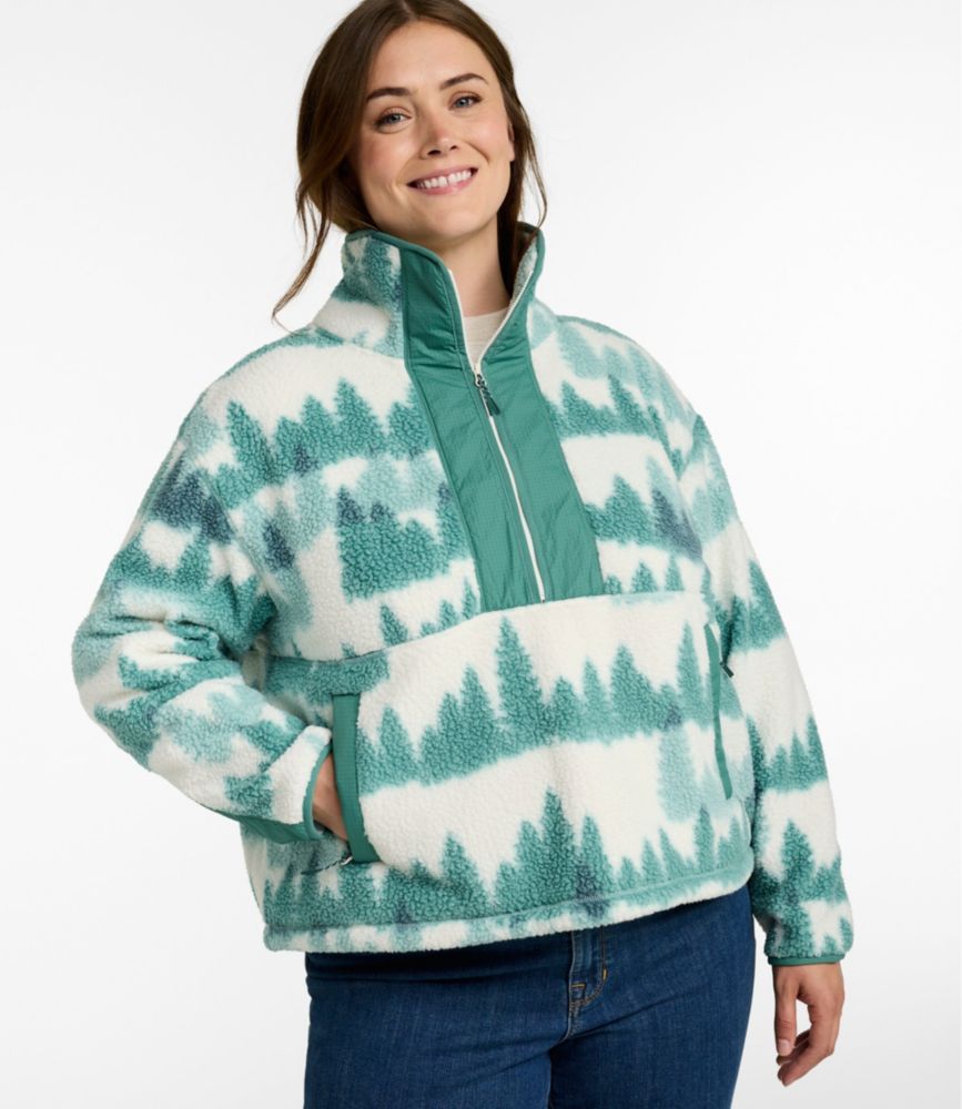 Women's Mountainside Fleece Half-Zip Pullover, Print