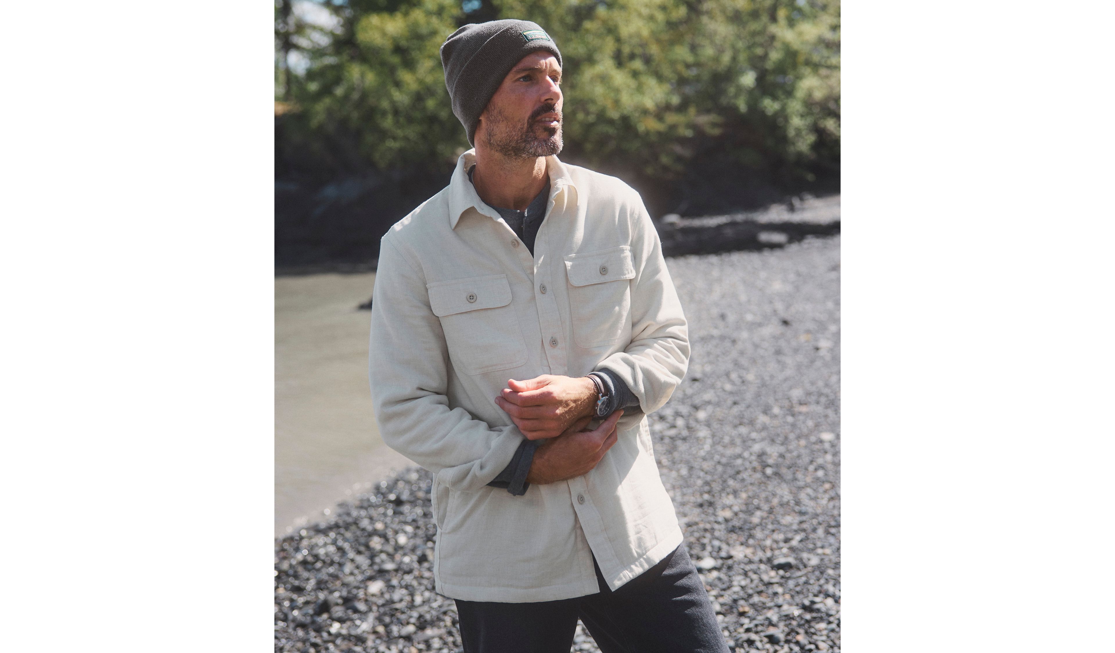 Men's Fleece-Lined Flannel Shirt, Traditional Fit