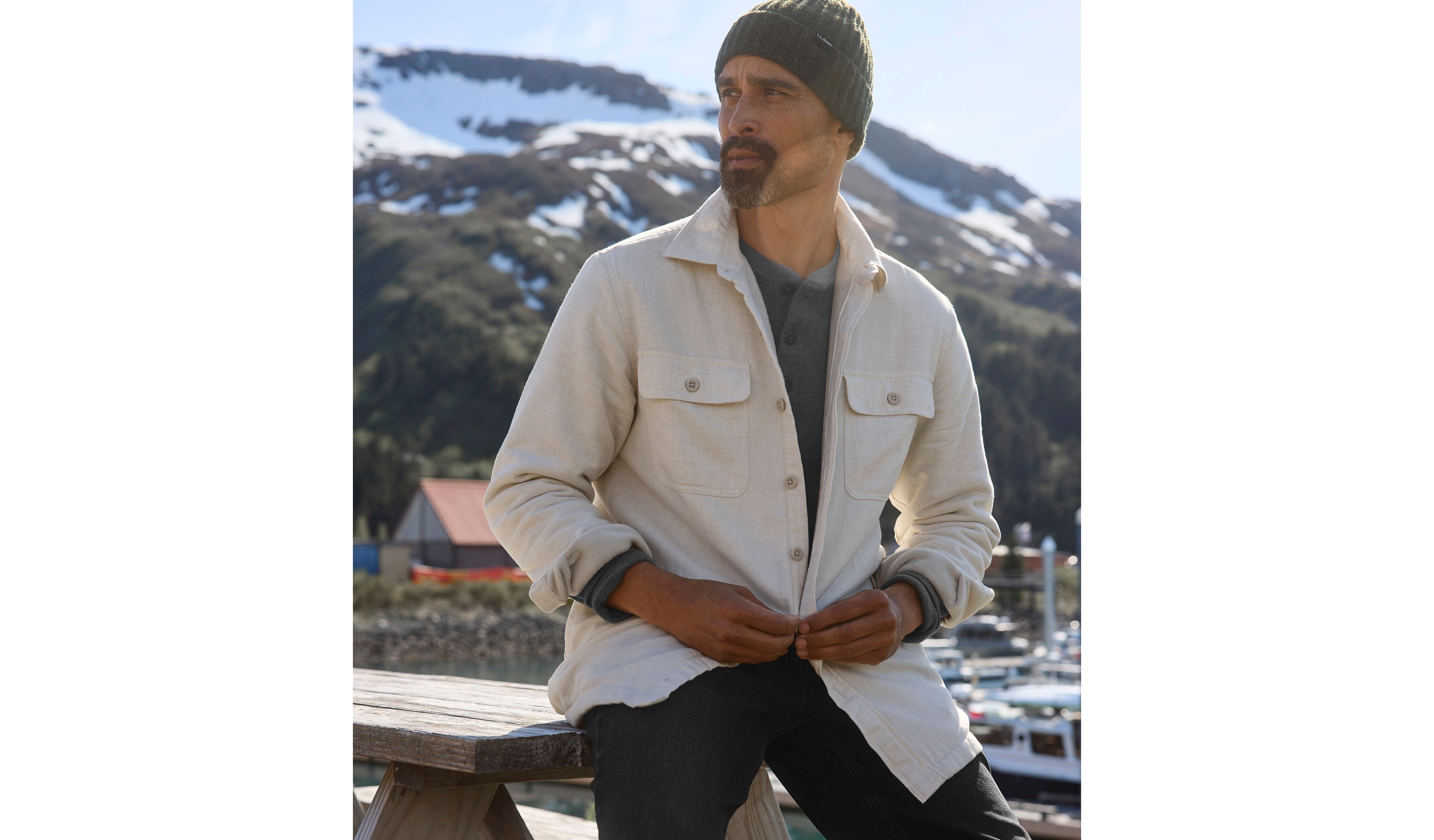 Men's Fleece-Lined Flannel Shirt, Traditional Fit