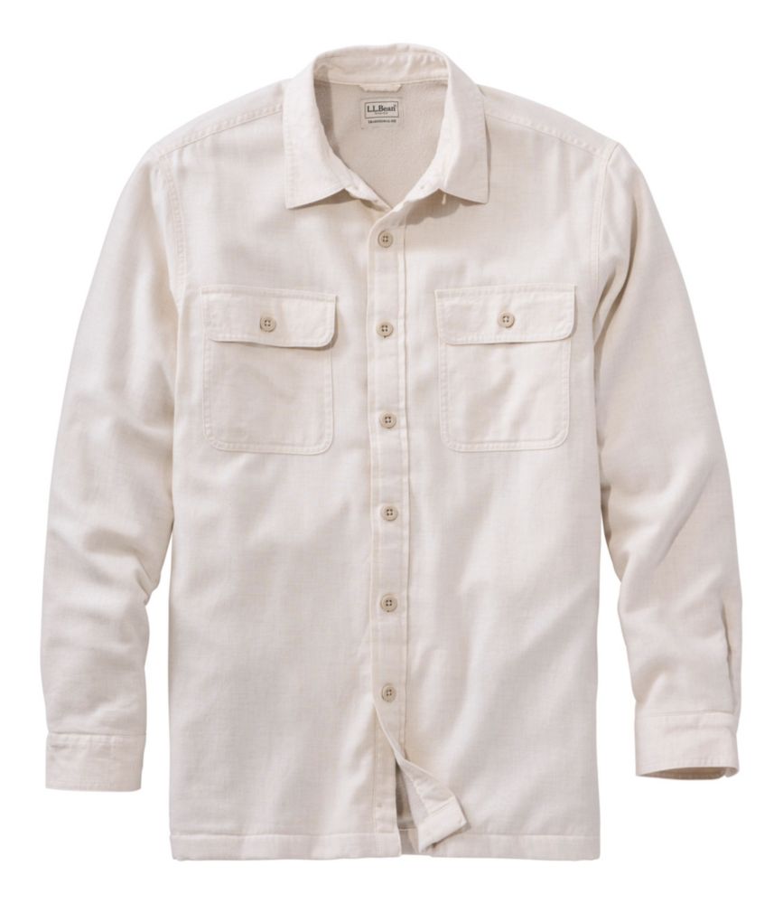 Men's Fleece-Lined Flannel Shirt, Traditional Fit