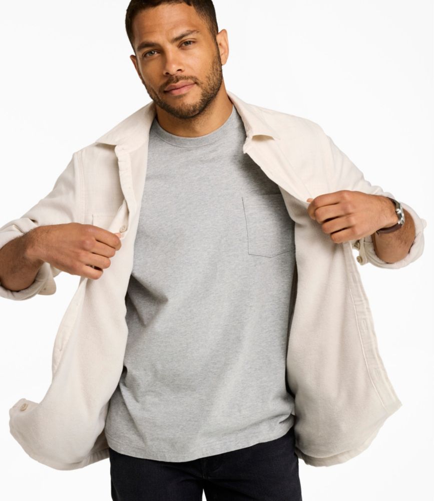 Men's Fleece-Lined Flannel Shirt, Traditional Fit