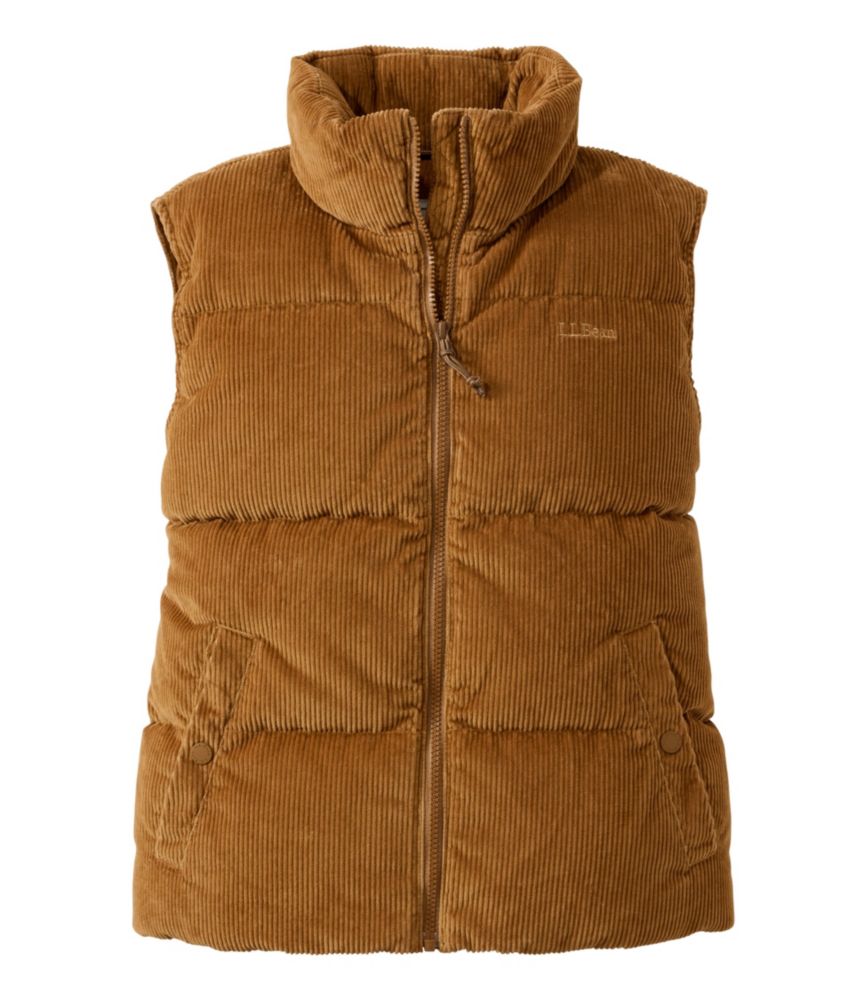 Women's Mountain Classic Down Vest, Cropped Corduroy, New